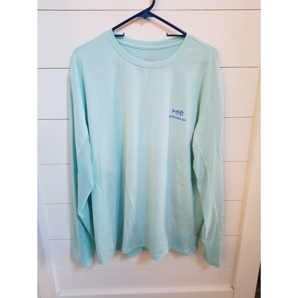 Bassdash Long Sleeve Blue Fishing shirt XL